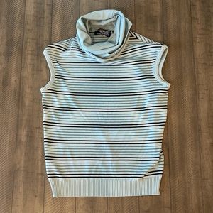 Vintage Givenchy Sport Cowl Neck Tank Top women size 36